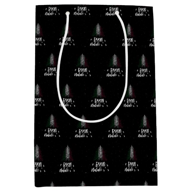 God jul med Italien flagga (Framsidan)