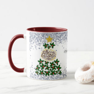 God jul med Julgran Mugg