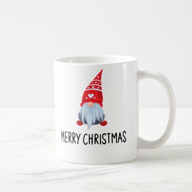 God jul med Jultomten Kaffemugg (Höger)