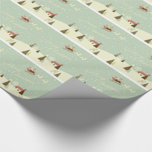 God jul med jultomten, Rudolfs, i snö Presentpapper