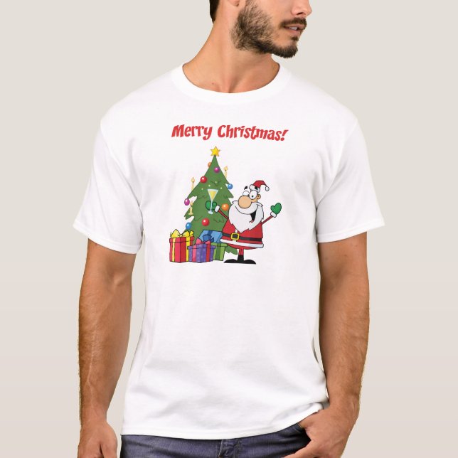 God jul med jultomten tröja (Framsida)