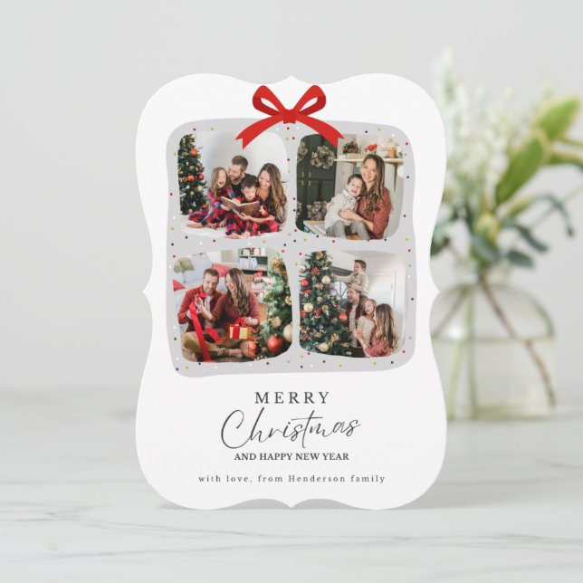 God jul med Kärlek från Henderson Family (Stående Fram)