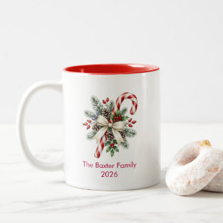 God Jul med kärlek från vår familj till din Två-Tonad Mugg