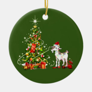 God jul med LJUS Julgransprydnad Keramik