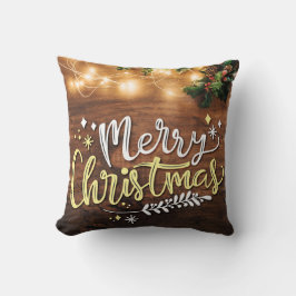 God jul med Ljus Kudde