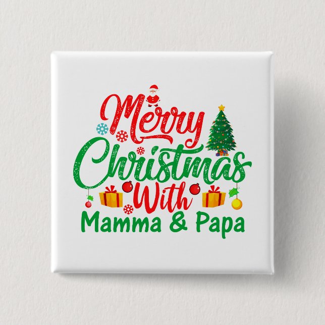 God jul med mamma & pappa-42705 knapp (Framsida)