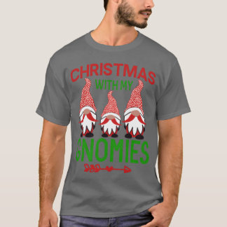 God jul med min Gnomies Jultomten Sleigh T Shirt