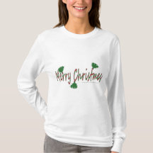 god jul med Mistletoe Womans Hoodie