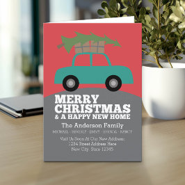 God Jul med ny hemadress flytt Helgkort