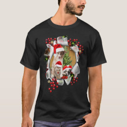 God jul med pet-älskare t-shirt