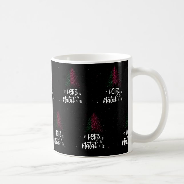 God jul med Portugal flagga Kaffemugg (Höger)