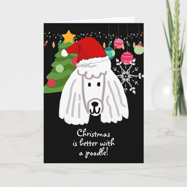 God jul med Pudel Kort (Framsida)