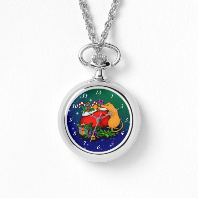 God jul med Råtta Prince Armbandsur (Framsida)