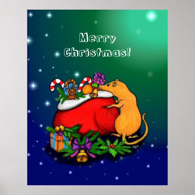 God jul med Råtta Prince Poster (Framsidan)