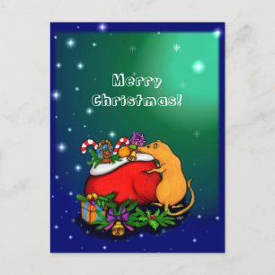 God Jul med Råttprinsen Vykort