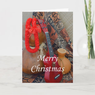 God jul med röda bandLei Helgkort