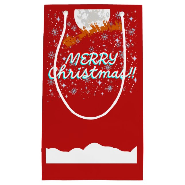 God jul med Santa Gift Bags (Framsidan)