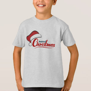 God jul med Santa Hat T-Shirt