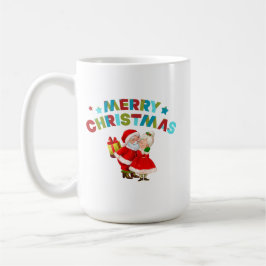 God jul med Santa Kaffemugg