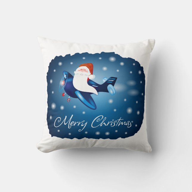 God jul med Santa Kudde (Framsida)