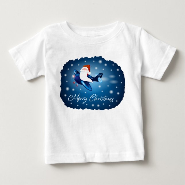 God jul med Santa T Shirt (Framsida)