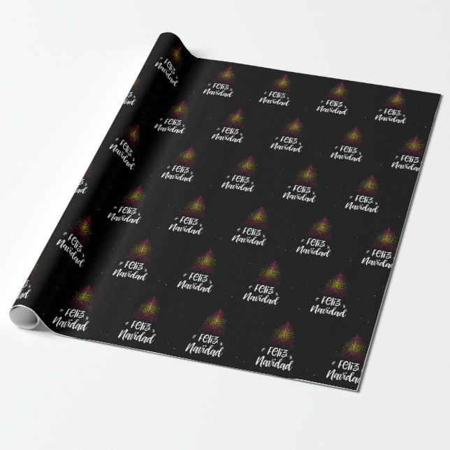 God jul med spanjorflagga presentpapper (Utrullad)