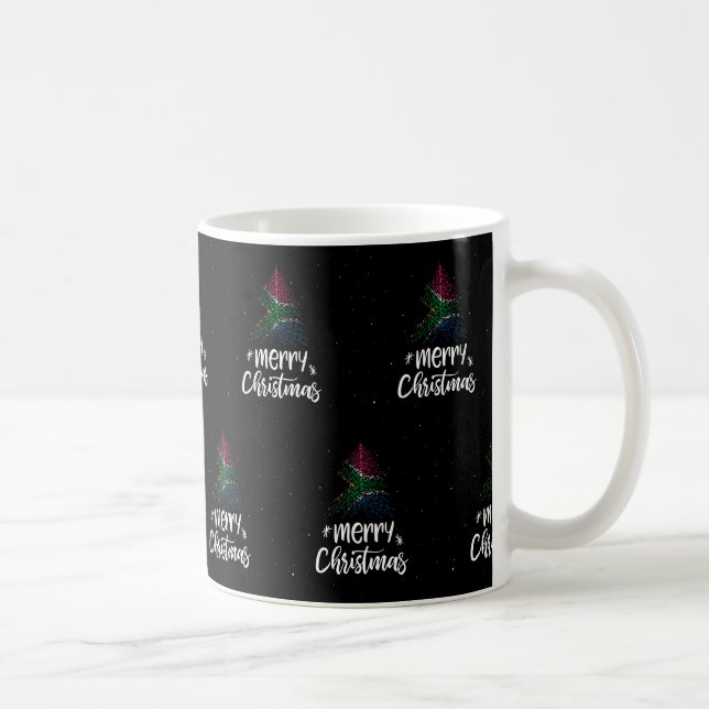 God jul med Sydafrikas flagga Kaffemugg (Höger)
