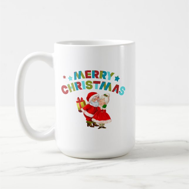 God jul med tomte kaffemugg (Vänster)