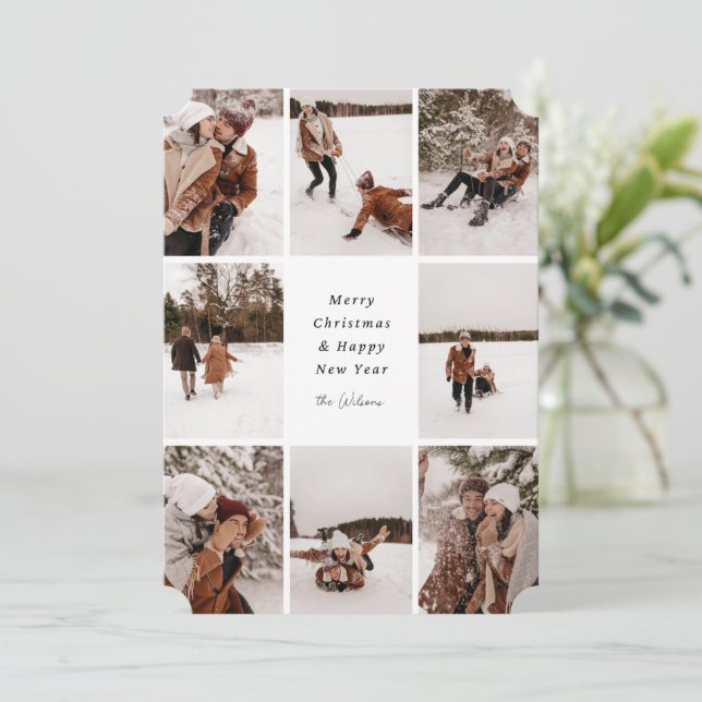 God jul med Wilsons Helgdag-kort Julkort (Stående Fram)