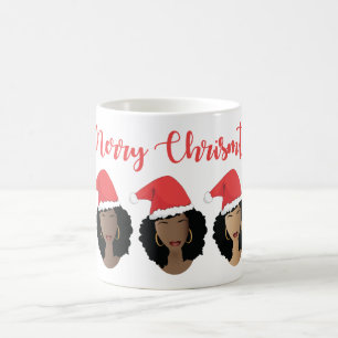 God jul, Melaninskuggningar, svarta kvinnor Kaffemugg