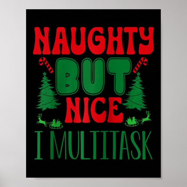 God jul, men fin multitasking Winter Holi Poster (Framsidan)