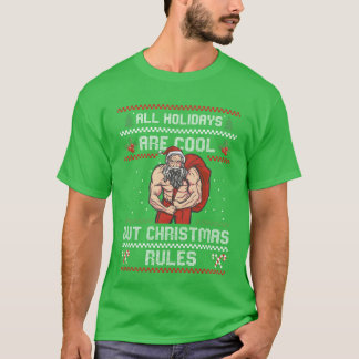 God jul, men Regler-jullen T Shirt