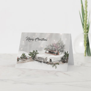 God jul Mercedes Benz-hälsningskort Helgkort