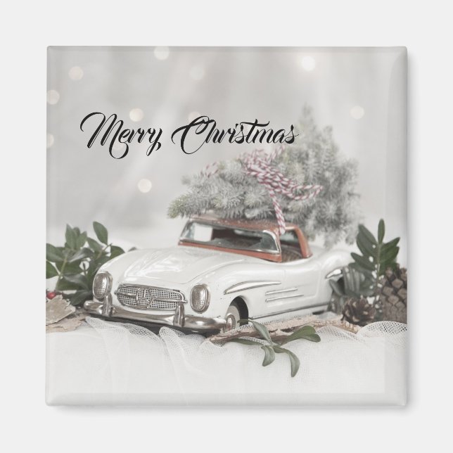 God jul Mercedes Benz Magnet (Framsidan)