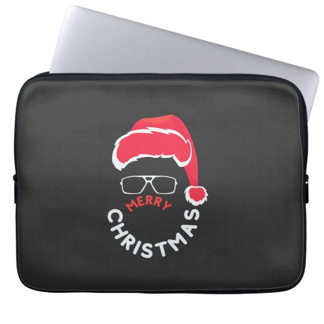 God jul, Merry & Bright Laptop sleeve (Framsidan)
