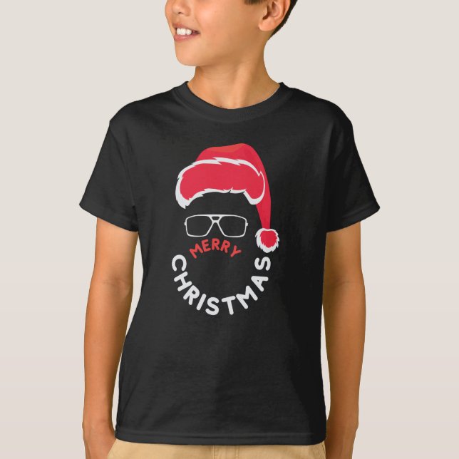 God jul, Merry & Bright T Shirt (Framsida)