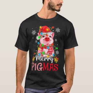 God jul Merry Pigmas Cute Gris Funny Julafton T Shirt