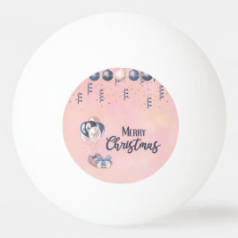 God jul Message Baubles, presenter och bubblor Pingisboll