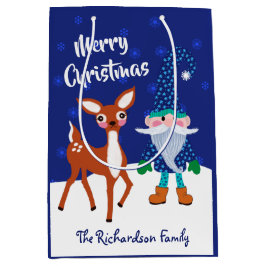 God jul Midnight Blue Gnome Hjort