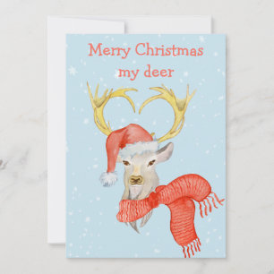 God Jul Min Älskade Söta Högtid Julkort
