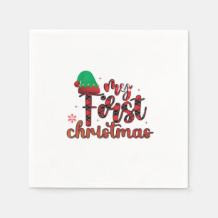 God jul Min första jul Pappersservett