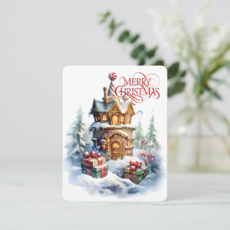 god jul: min gingerhusdesign julkort