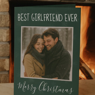God Jul min kärlek Grön Helgkort