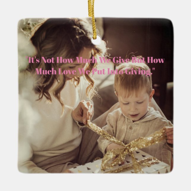 God jul Min son Julgransprydnad Keramik (Framsida)