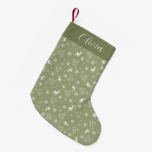 God Jul Minimalistisk Grön