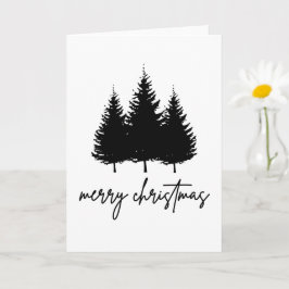 God jul minimalistisk höjdsäsong kort