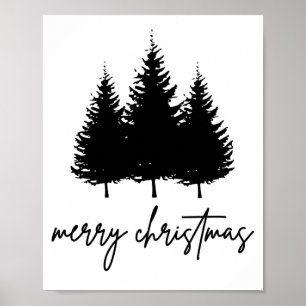 god jul minimalistisk Julhelg Poster