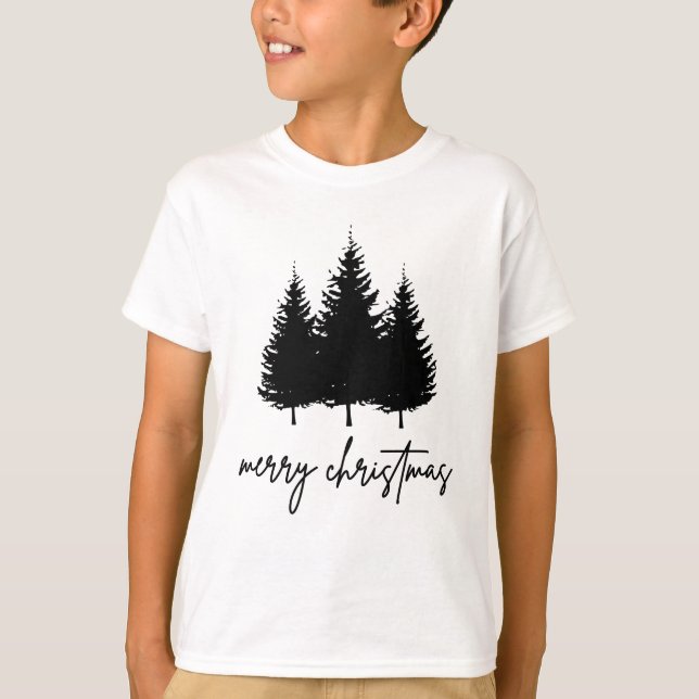 God jul minimalistisk Julhelg T Shirt (Framsida)