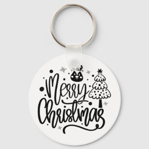 God jul minimalistisk nyckelkedja nyckelring