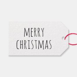 God Jul | Minimalistisk Söt Julpresent Presentetikett